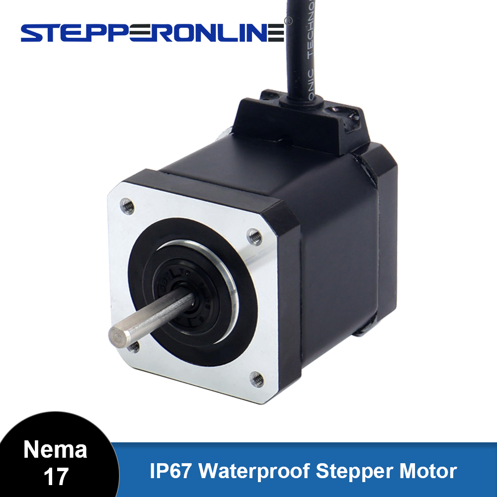 Closed Loop Stepper Motor Nema 17 - STEPPERONLINE Nema 17 IP67 Waterproof Stepper