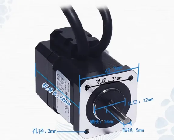 Nema17 42 Hybrid Closed-Loop S - огляд і ціна Closed Loop Stepper Motor Nema 17