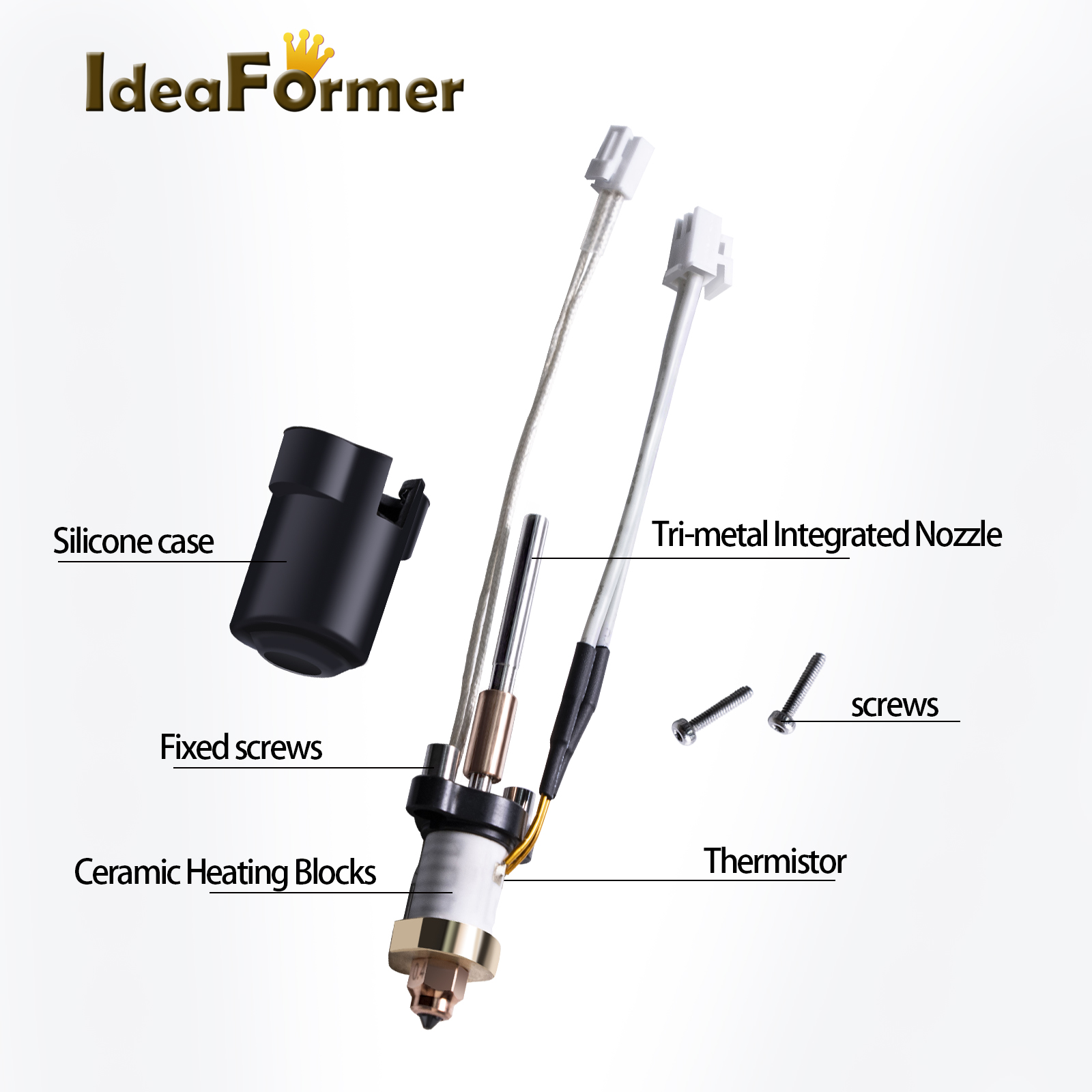 Ender-3 V3 Sprinkler Head Kit  - огляд і ціна High Flow Ceramic Hotend